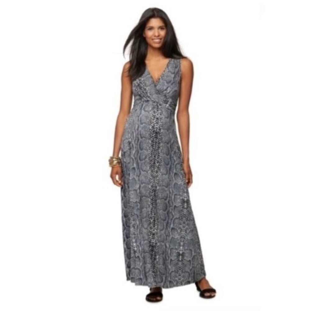 RACHEL ZOE × PEA IN A POD | Maternity
Maxi Dress S Sleeveless Snake Animal Print